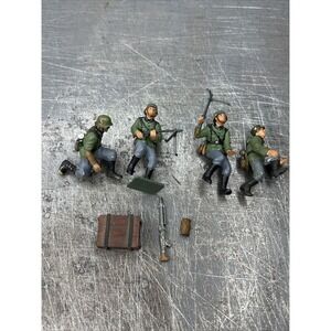 Tamiya Valor 21st Century 1/35 WWII German Infantry Figures Built Painted Lot